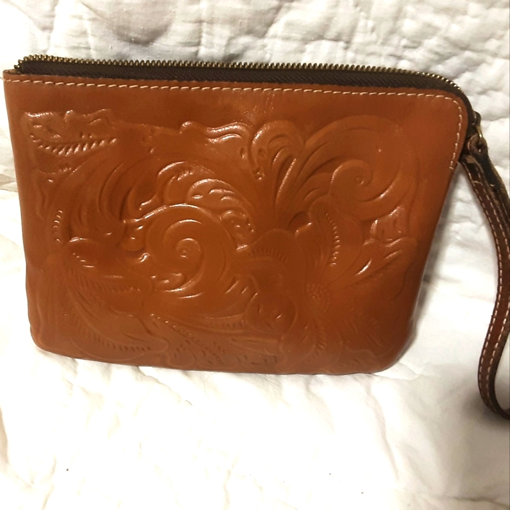 PatriciaNash leather clutch
